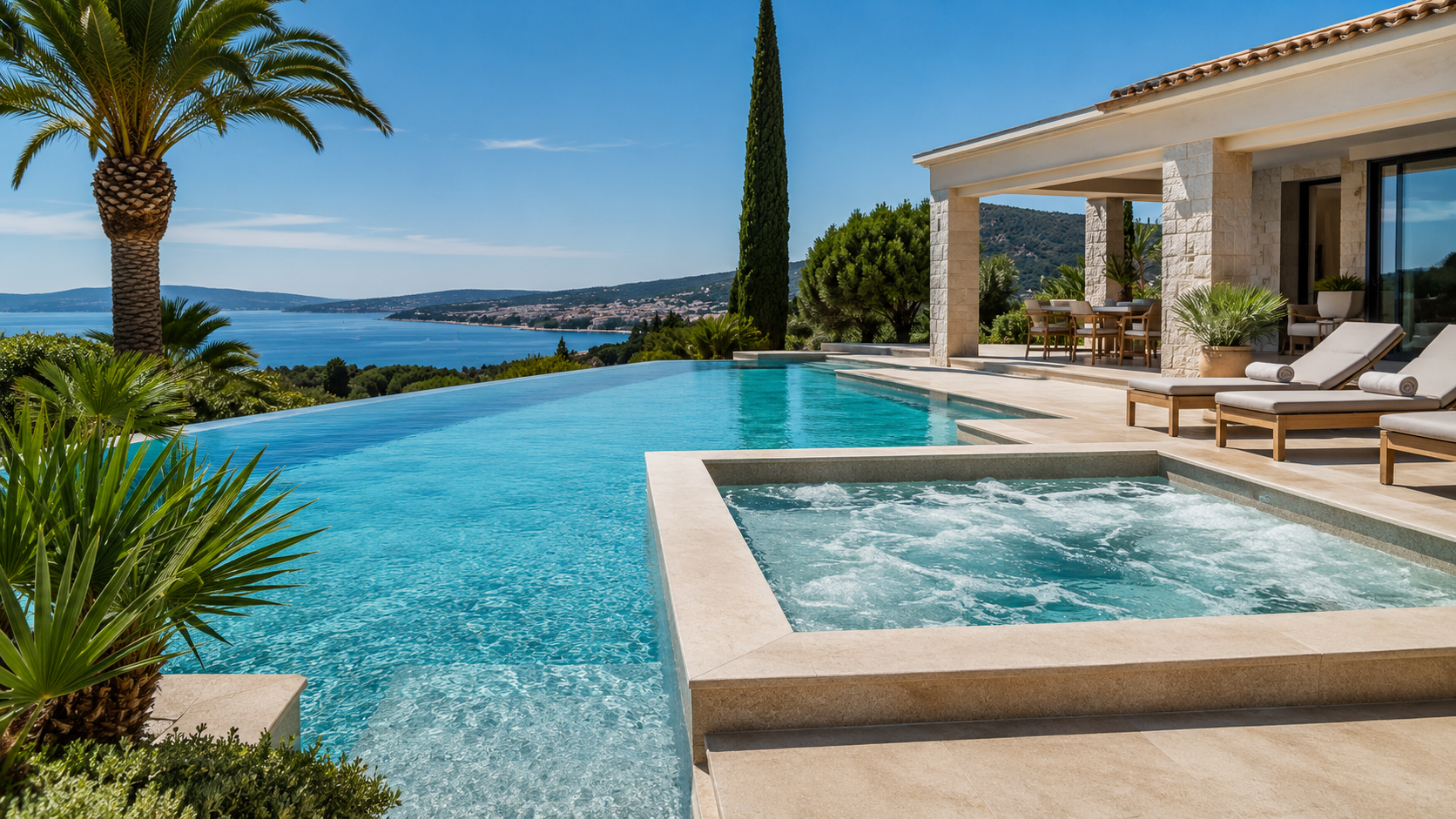 Piscine et jacuzzi